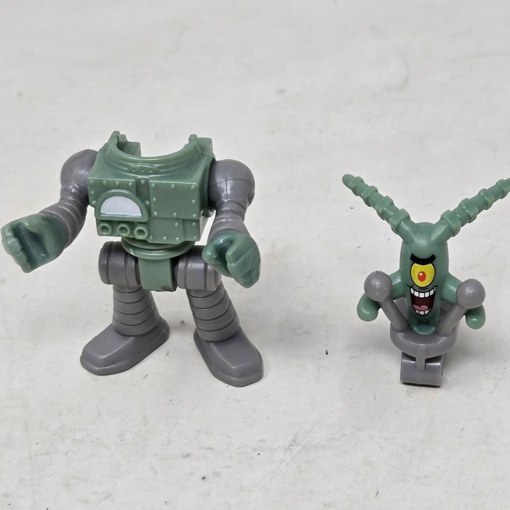 Imaginext SpongeBob SquarePants Plankton & Robot Exo Suit Figure